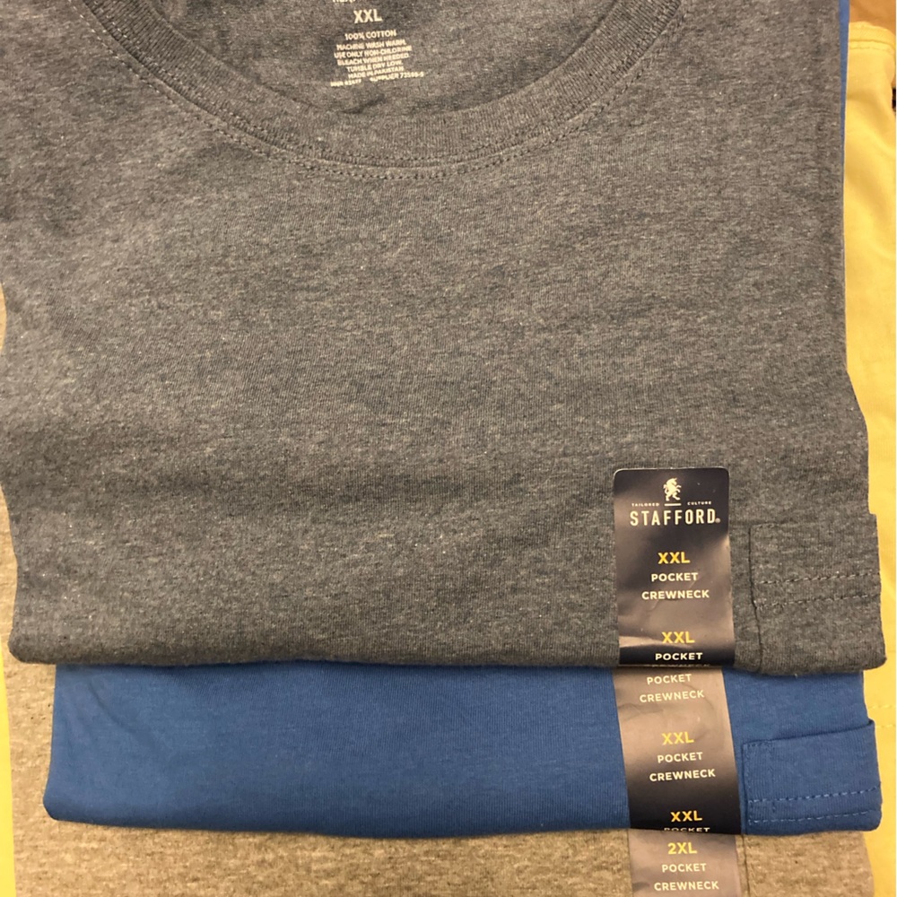 Lot #18 4 Stafford tshirts